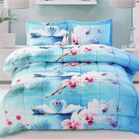 Swan Love Comforter Set Swans Comforter And Swan Love