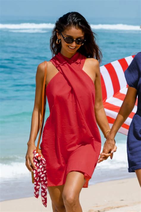 Sunshine Crisscross Halter Dress