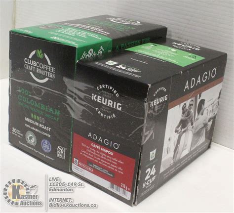 KEURIG DECAF & REGULAR COFFEE PODS 2 BOXES