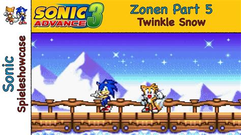 Sonic Advance 3 Tails Sonic I Twinkle Snow Zone I Sonic