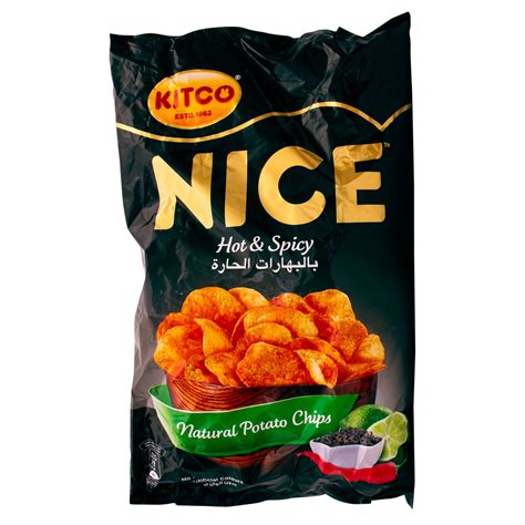 Kitco Nice Potato Chips Hot Spicy X G Online At Best Price Lulu Uae