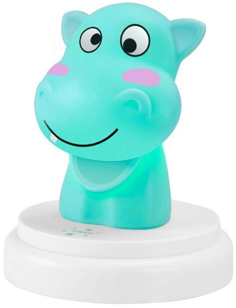 ALECTO Silly Hippo Niebieski Lampka nocna - niskie ceny i opinie w