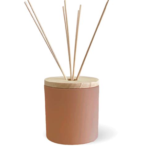 Difusor De Vidrio Nude Mate Varillas 320 Ml