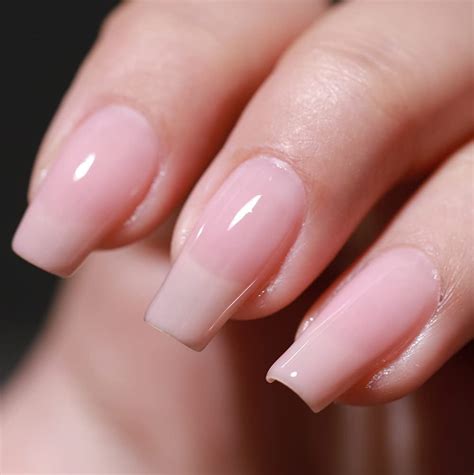Fzanest Gel Nail Polish Ml Jelly Sheer Clear Natural Nude Pink Gel