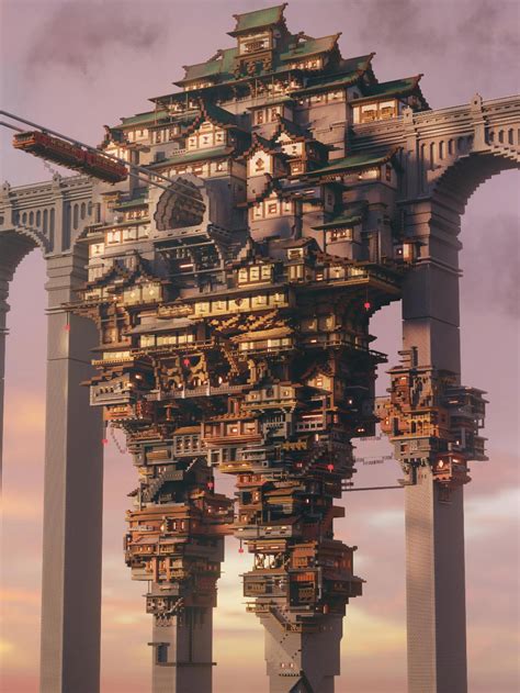 Impressive Minecraft Builds Gaming Post Imgur Minecraft Amazing
