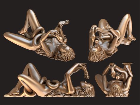 D Stl Model D Stl Naked Woman Drawing File Stl For Priting D Printer Printing Machine Digital