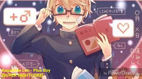Nightcore Plus Boy Kagamine Len Youtube