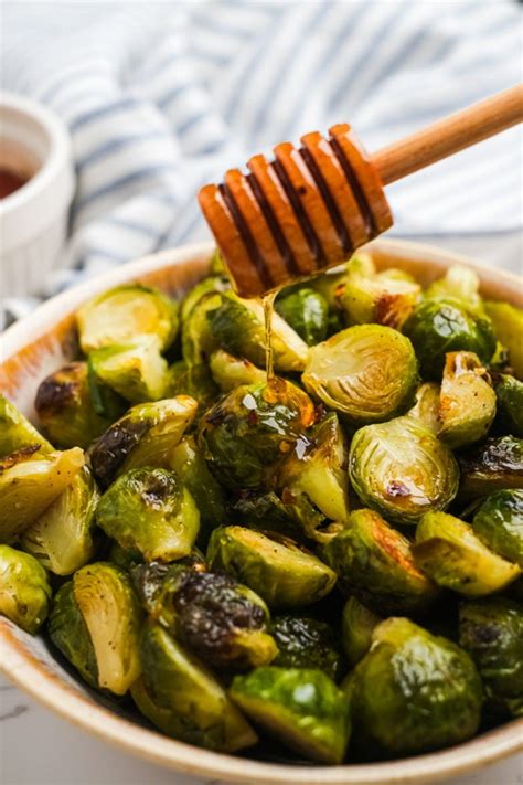 Hot Honey Brussels Sprouts Reluctant Entertainer