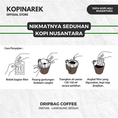 jual kopi dripbag coffee sachet robusta ciwidey premium original drip