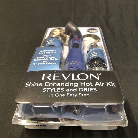 Buy Revlon Sonic Hot Air Brush Kit For Styling Frizz Control Rv C Blue Model Online At