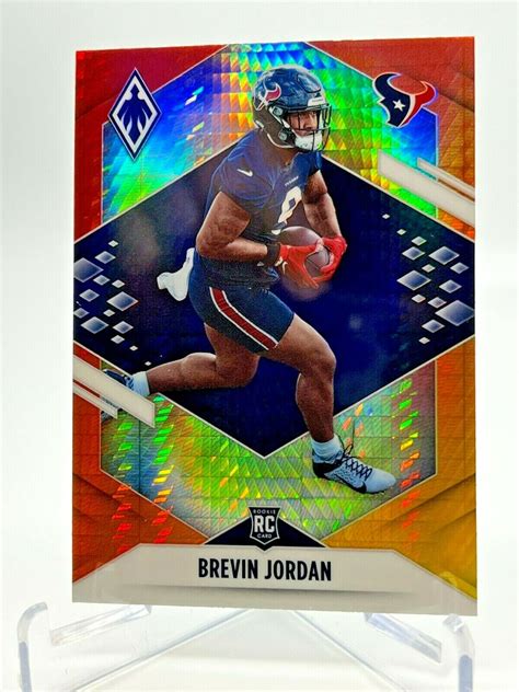 Brevin Jordan RC 2021 Panini Phoenix Fire Burst Fanatics Rookie