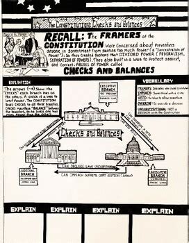 The Constitution: Checks and Balances by Lane's Hand Made History Spot