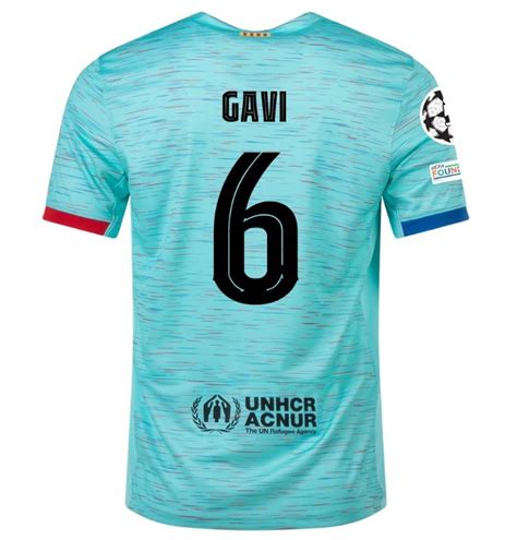 Gavi Barcelona 2324 Ucl Third Jersey Soccerarmor