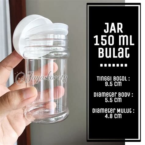 Jual Botol Jar Ml Botol Sambal Bulat Khusus Gosend Grab Diameter