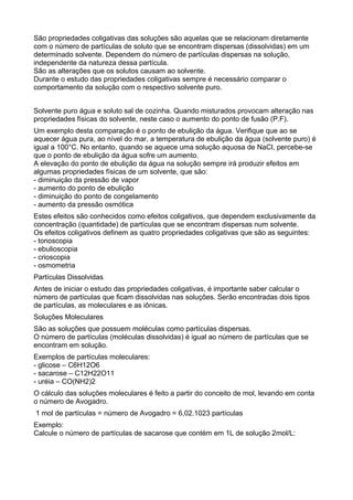 Propriedades Coligativas Pdf