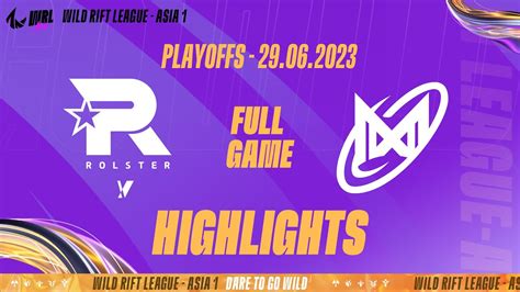 Kt Ry Vs Ngx Highlight V Ng Playoffs Ng Y Wrl Asia