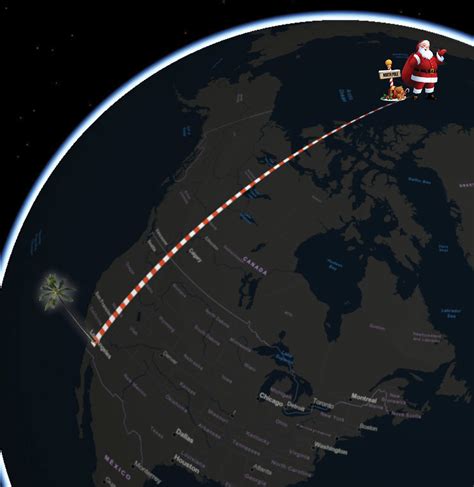 Santas Trip From The North Pole Cvep
