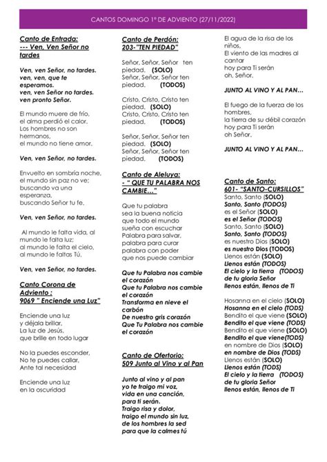 Cantos Para Misa De Jueves Santo Sugerencias Y Repertorio