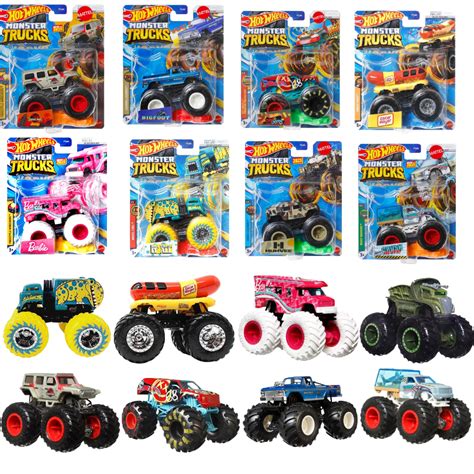 Hot Wheels Monster Trucks Fyj44 Carrinho 1 64 Mattel Shopee Brasil