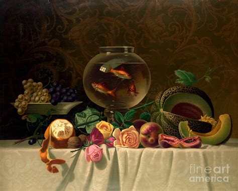 Still Life With Goldfish 1873 Photograph By Padre Art Pixels