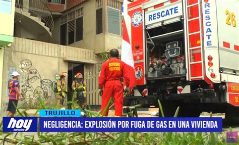 Negligencia Explosión De Balón Por Fuga De Gas Causó Pánico Noticias Del Perú Del Mundo