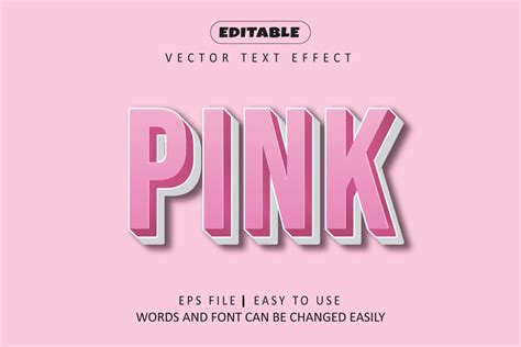 Pink Text - Style Text Pink Color Graphic by frakibuix · Creative Fabrica