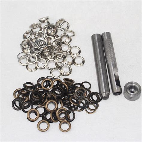 100 Set Eyelet Button Tarps Eyelets Grommets Kit Eyelets Button Kit