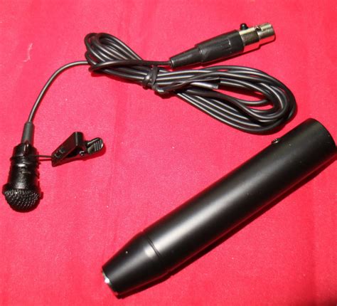 Lavalier Cardioid Microphone For Shure V Phantom Power Adapter Mixing