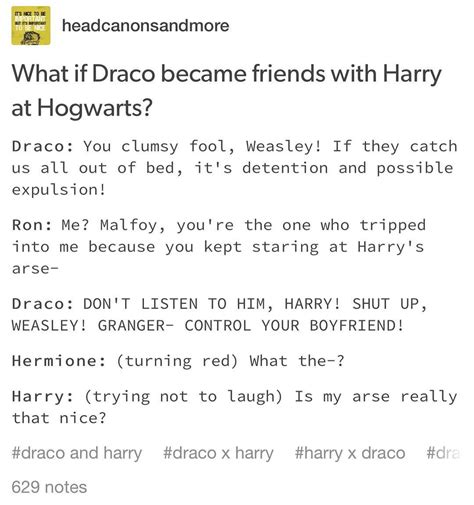 Drarry Harry Potter Funny Harry Potter Puns Gay Harry Potter