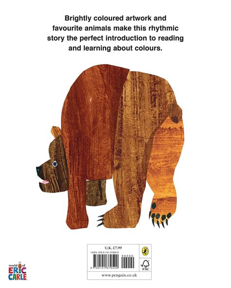 Brown Bear Brown Bear What Do You See By Eric Carle