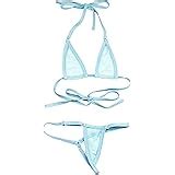 Amazon SkinBikini Women S See Thru Smallest Teardrop G String Bikini Clothing Shoes