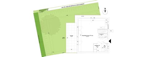 Plan maison T4 de 93 18 m² neuf résidence Le Clos des Cerisiers à