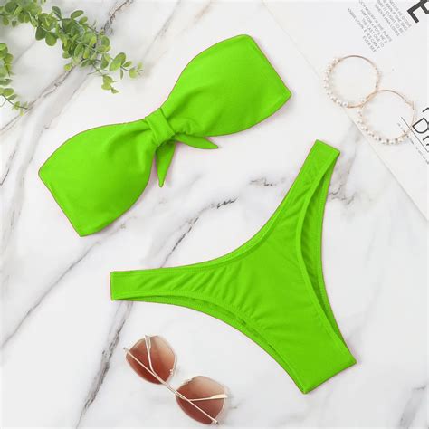 nowy seksowne bikini kostium kąpielowy zestaw damski strój kąpielowy bikini na plażę