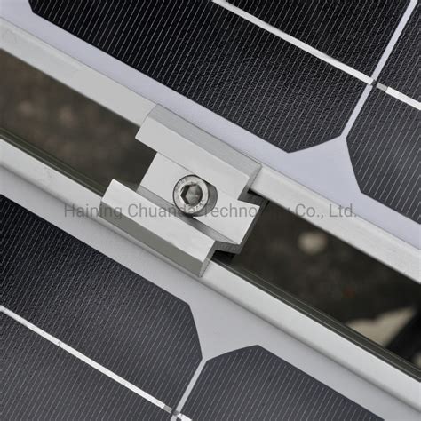 Aluminum Mid End Clamp For Rooftop Or Ground Solar Pv Mounting