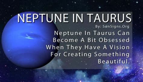 Neptune In Taurus Meaning Natural Concept