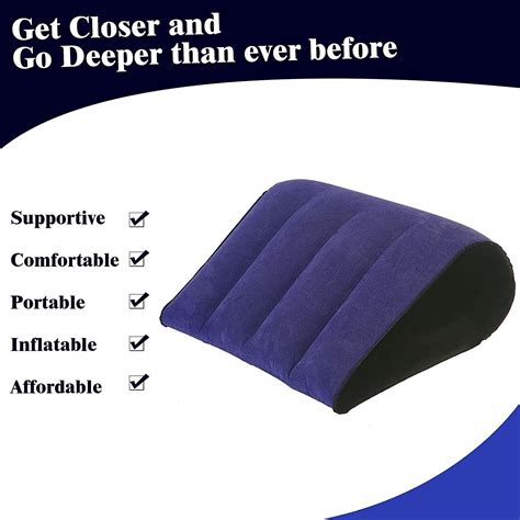 Wedge Inflatable Sex Pillow Can Insert Dildo Sex Pillow Cushion
