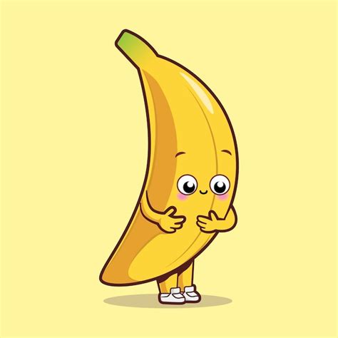 Cute Banana Cartoon