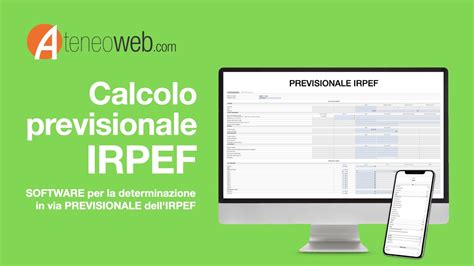 Calcolo Previsionale Irpef Youtube