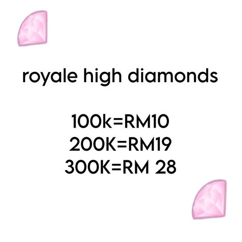 Royale High Diamonds Cheap Roblox Video Gaming Video Games Others