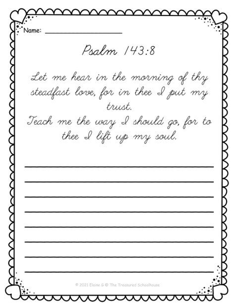 Free Printable Bible Verses Handwriting