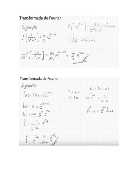 Transformada De Fourier Pdf