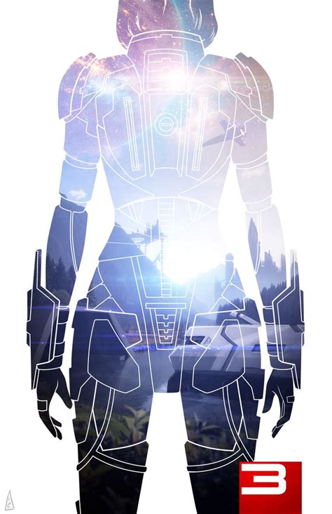 Femshep Art Mass Effect Universe Mass Effect Mass Effect Art