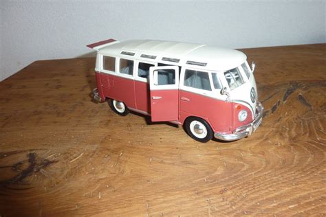 VW Bulli T1 Sammlerstück Van Samba Maisto Cast Modell rot Kaufen auf