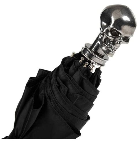 Alexander McQueen Skull Collapsible Umbrella Стиль kinfolk Одежда в