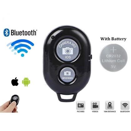 Bluetooth Remote Phone Wireless Camera Shutter For IOS Android