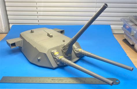 Japanese Battleship Yamato Type 94 46cm Gun Main Turret No1 By Cdw