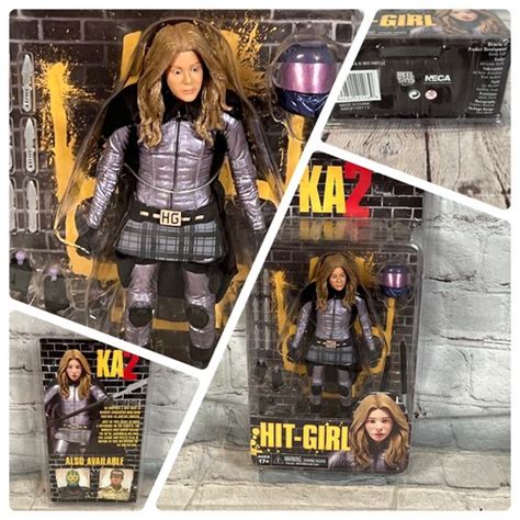 NECA Kick Ass KA Hit Girl Series Unmasked Motorcycle Helmet NIP