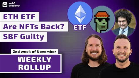 Eth Etf Are Nfts Back Sbf Guilty Yuga X Magic Eden Telegram