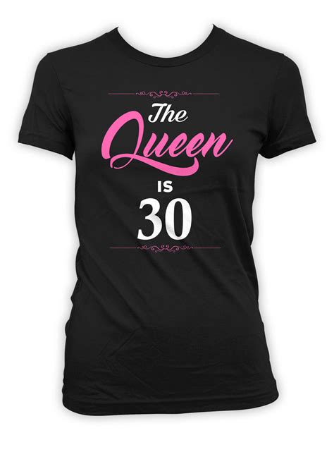 30th Birthday T Ideas For Women Custom Birthday T Shirt Etsy Canada