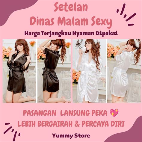 Jual Premium Import Baju Tidur Set Dinas Malam Pertama Haram Wanita Dewasa Hot Kimono